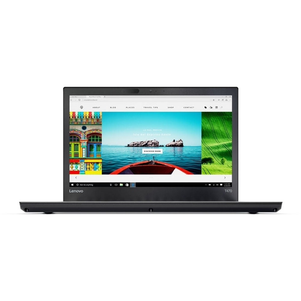Lenovo ThinkPad T470s 14&quot; 12GB 256GB SSD Core™ i5-7200U 2.5GHz Win10P, Black (Certified Refurbished)